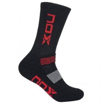 Calcetines Nox Pro Negro Rojo