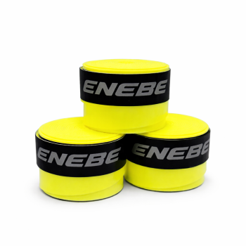 Overgrips Enebe Lisos Amarillo Fluor Pack de 3