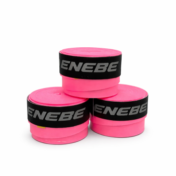 Overgrips Enebe Lisos Rosa Fluor Pack de 3