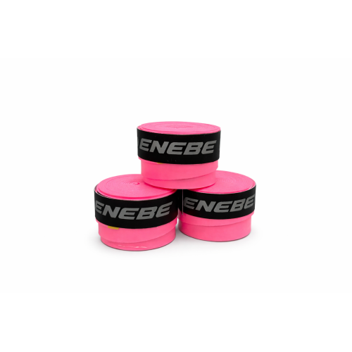 Overgrips Enebe Lisos Rosa Fluor Pack de 3