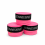 Overgrips Enebe Lisos Rosa Fluor Pack de 3