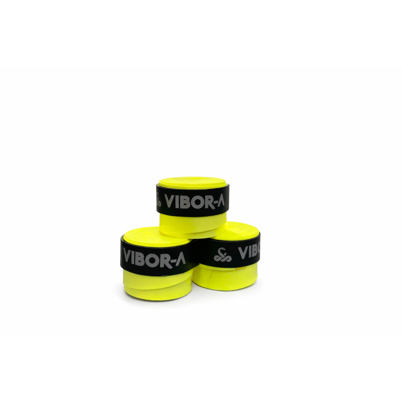 Overgrips Vibora Lisios Amarillo Fluor Pack de 3 Overgrips Vibora Lisios Amarillo Fluor Pack de 3