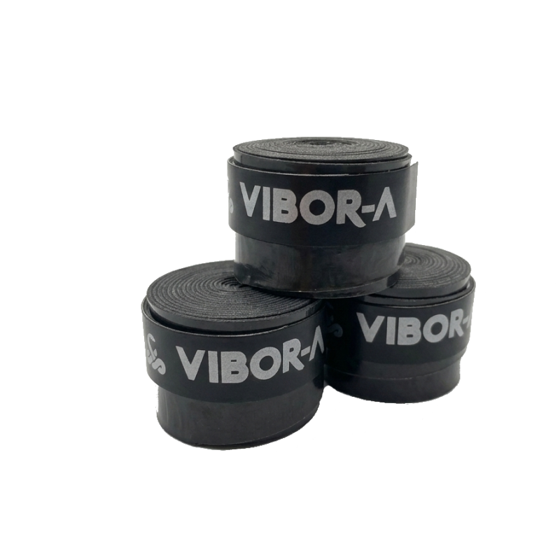 Overgrips Vibora Lisios Negro Pack de 3