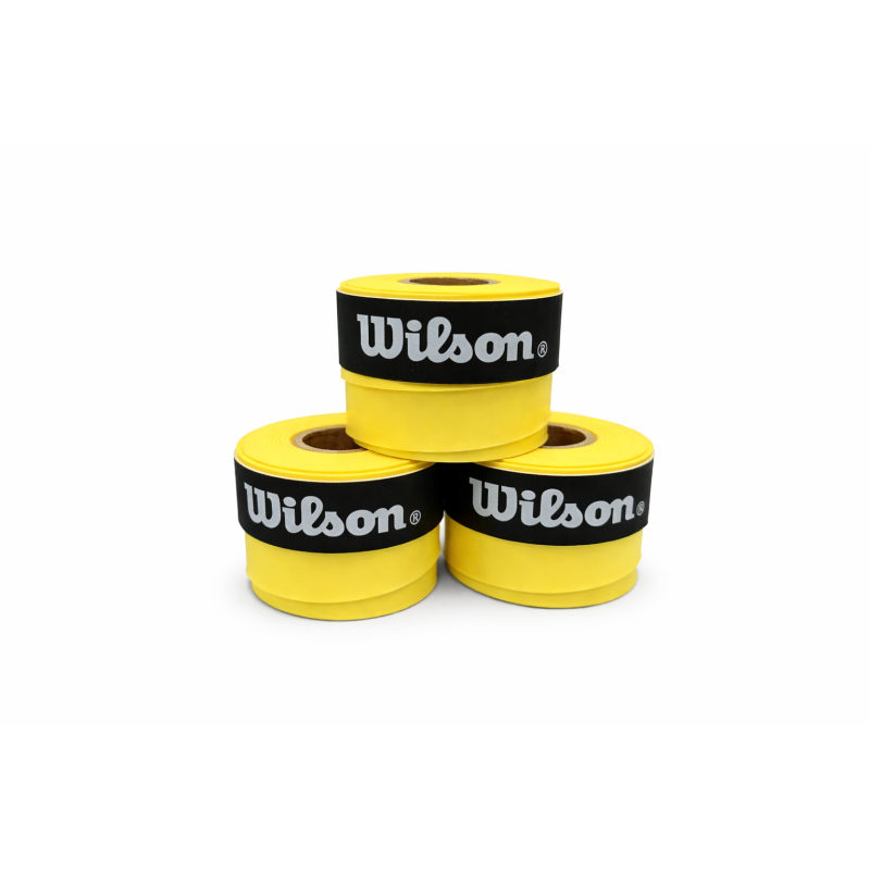 Overgrips Wilson Lisos Amarillo Pack de 3 Overgrips Wilson Lisos Amarillo Pack de 3