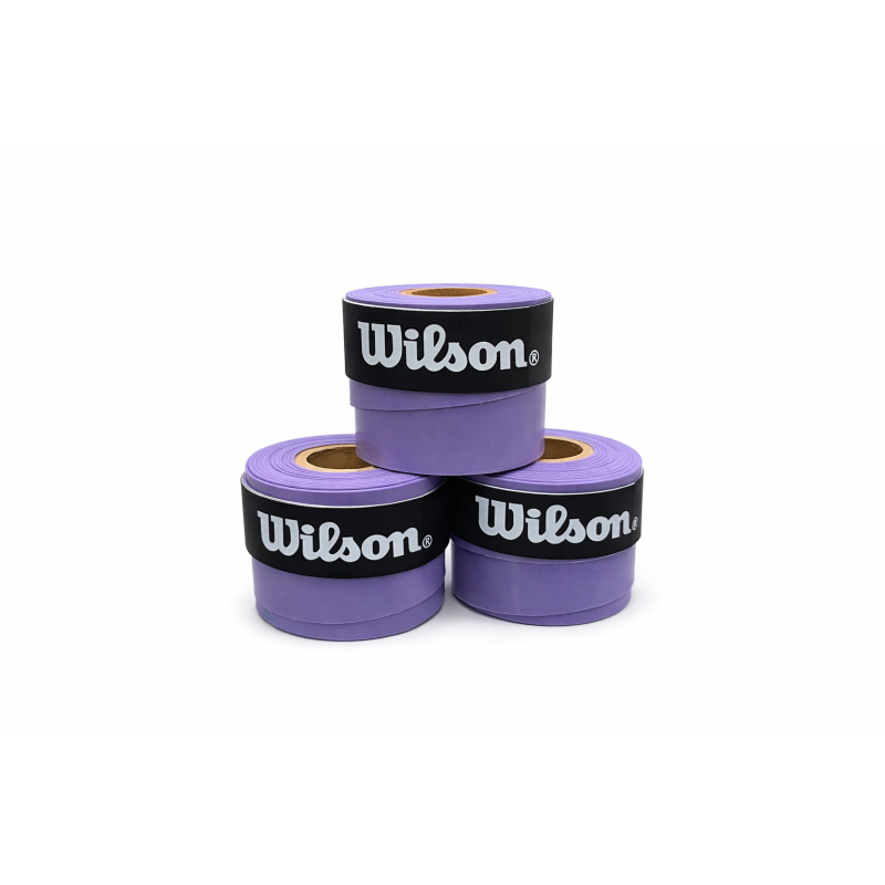 Overgrips Wilson Lisos Morado Pack de 3 Overgrips Wilson Lisos Morado Pack de 3