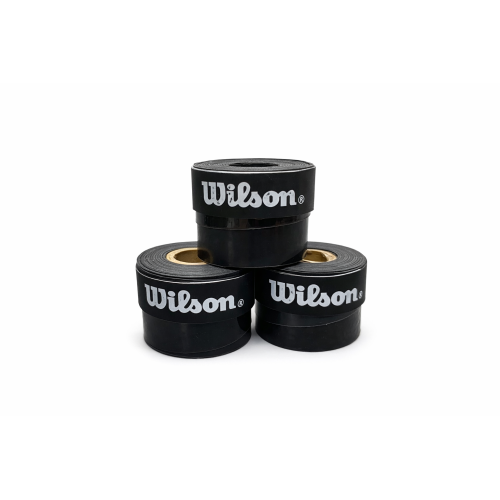 Overgrips Wilson Lisos Negros Pack de 3
