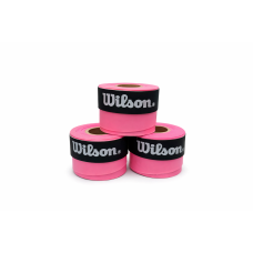 Overgrips Wilson Lisos Rosa Fluor Pack de 3