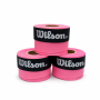 Overgrips Wilson Lisos Rosa Fluor Pack de 3
