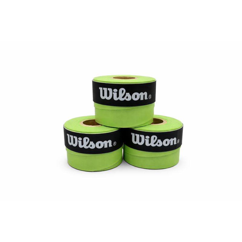 Overgrips Wilson Lisos Verde Pack de 3 Overgrips Wilson Lisos Verde Pack de 3