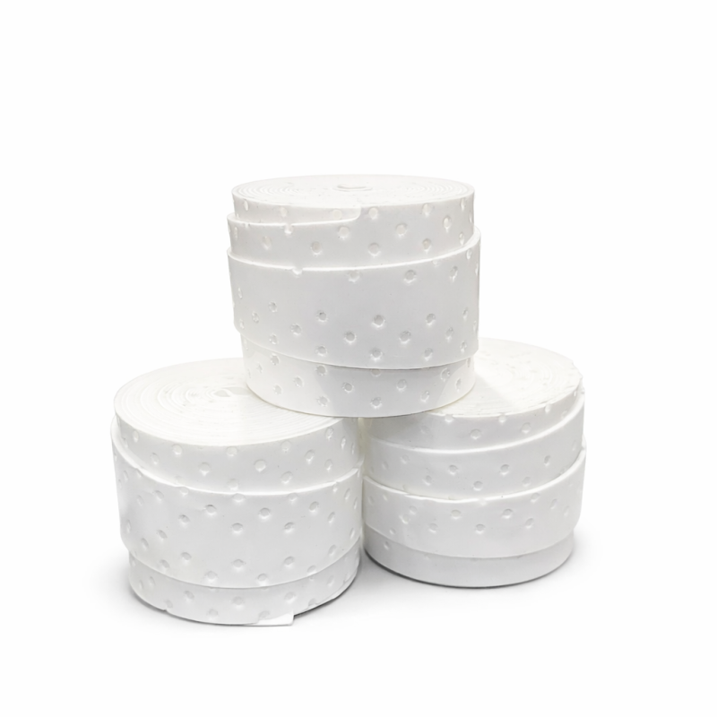 Overgrips Wilson Perforados Blanco Pack de 3