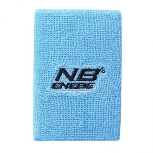 Muñequera Enebe Ancha Azul Fluor
