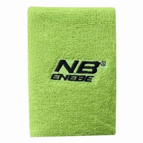 Muñequera Enebe Ancha Verde Fluor