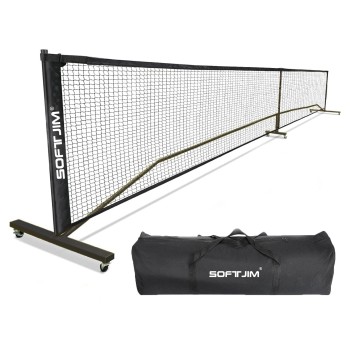 Red Pickleball SoftJim Con Ruedas