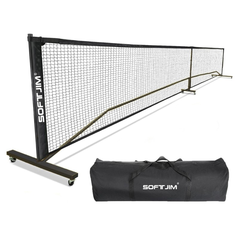 Red Pickleball SoftJim Con Ruedas