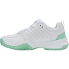 Zapatillas Kswiss Court Express 2 Clay Blanco-Negro-Menta