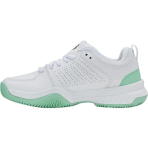 Zapatillas Kswiss Court Express 2 Clay Blanco-Negro-Menta