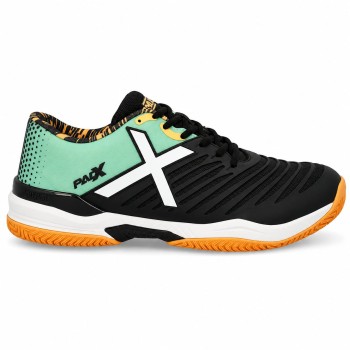 Zapatillas Munich PADX 61 Negro-Azul Celeste