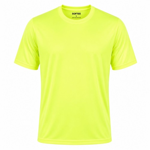Camiseta Softee Propulsion Amarillo Fluor