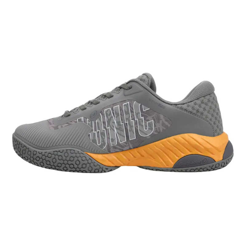 Zapatillas Bullpadel Ionic 25V Gris Oscuro y Naranja