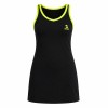 Vestido Softee Atenea Negro y Amarillo Fluor